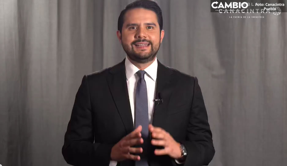 Designan a Carlos Julián Sosa como nuevo presidente de Canacintra Puebla (VIDEO)