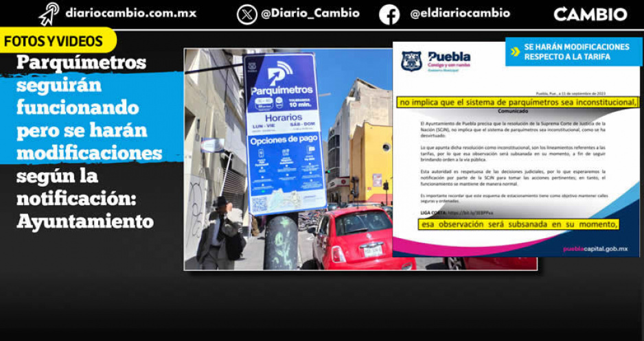 La SCJN declara que el cobro de parquímetros es inconstitucional: en vilo el ingreso de 27.5 millones