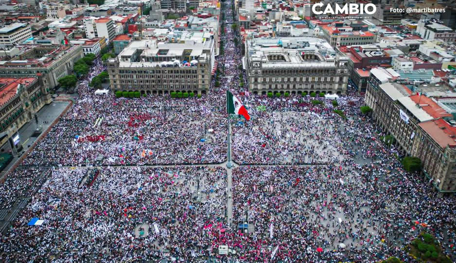 Asistieron m&aacute;s de 250 mil personas al 'AMLOFest' en el Z&oacute;calo de la CDMX