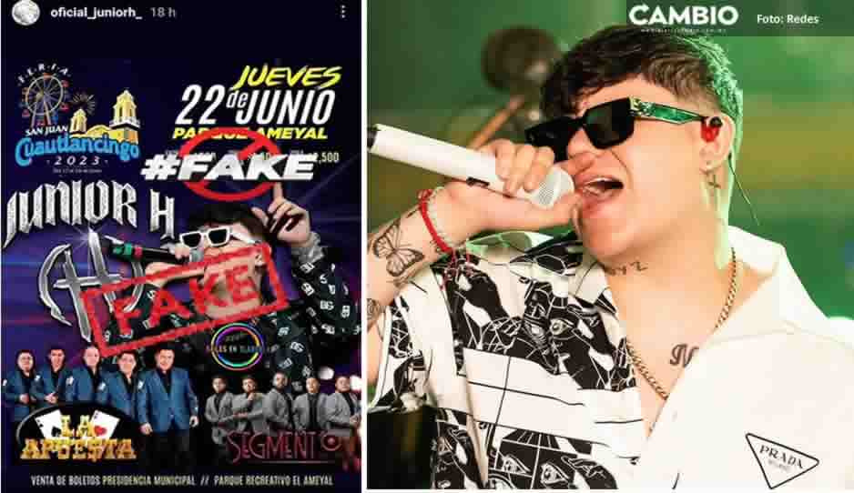 Junior H en la Feria de Cuautlancingo resultó ser fake y boletos ya se venden hasta en 2 mil 500