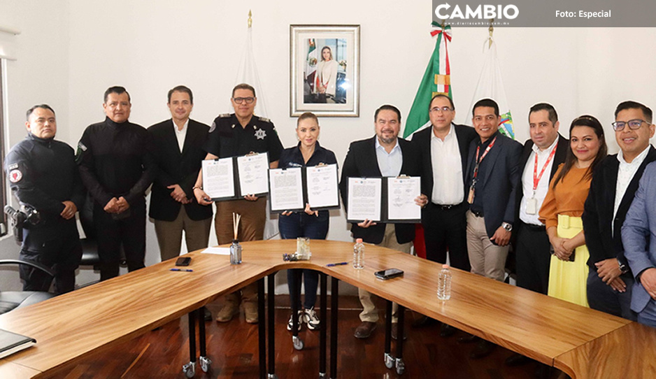 Paola Angon firma convenio con Oxxo para fortalecer tareas de seguridad