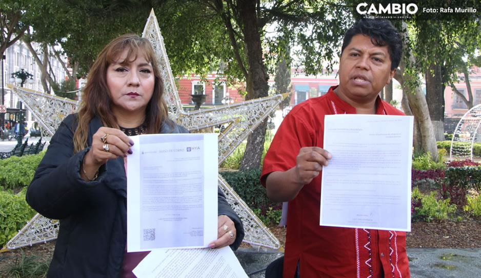 Agua de Puebla corta servicio a 200 locales de Plaza Crystal por adeudo (VIDEO)