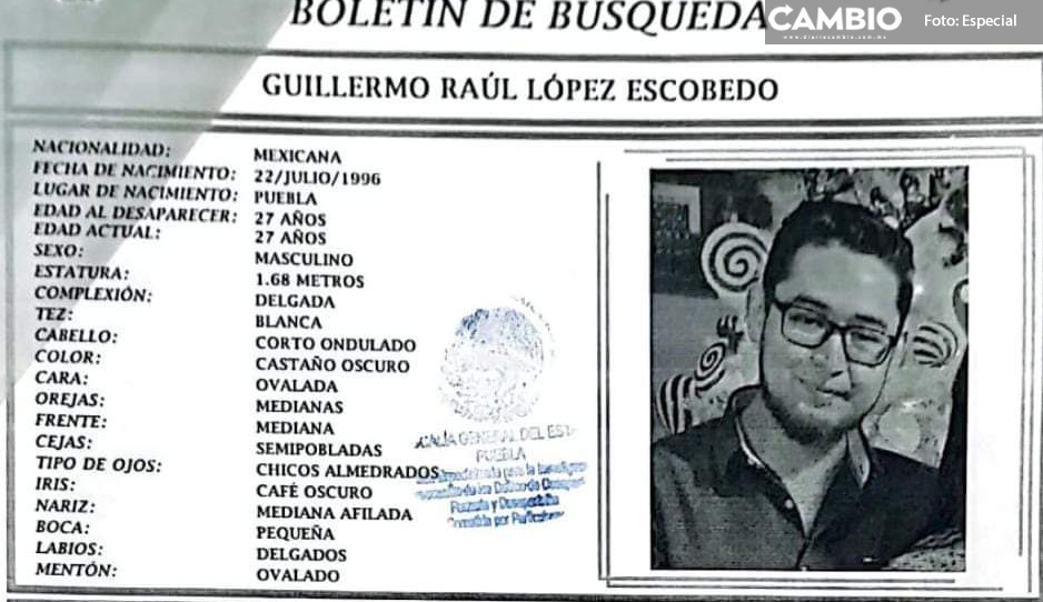 Sin rastro de Guillermo López a cinco días de su desaparición tras visitar a un amigo