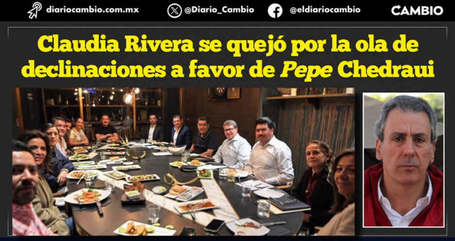 Monreal se reúne con ex aspirantes, Armenta y el gobernador poblano para acordar unidad en Puebla
