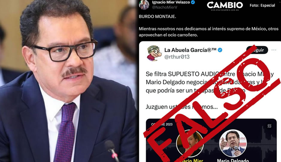 Desmiente Nacho Mier audio donde supuestamente negocia candidatura de Morena: “burdo montaje”