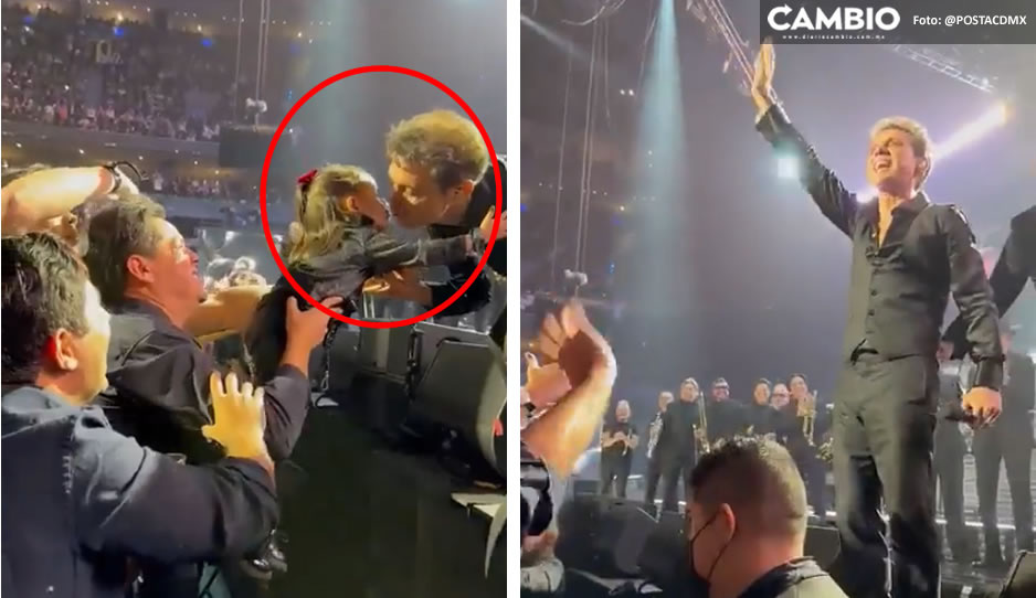 ¿Viejo sabroso o mañoso? Luis Miguel besa a una niña en la boca durante concierto (VIDEO)