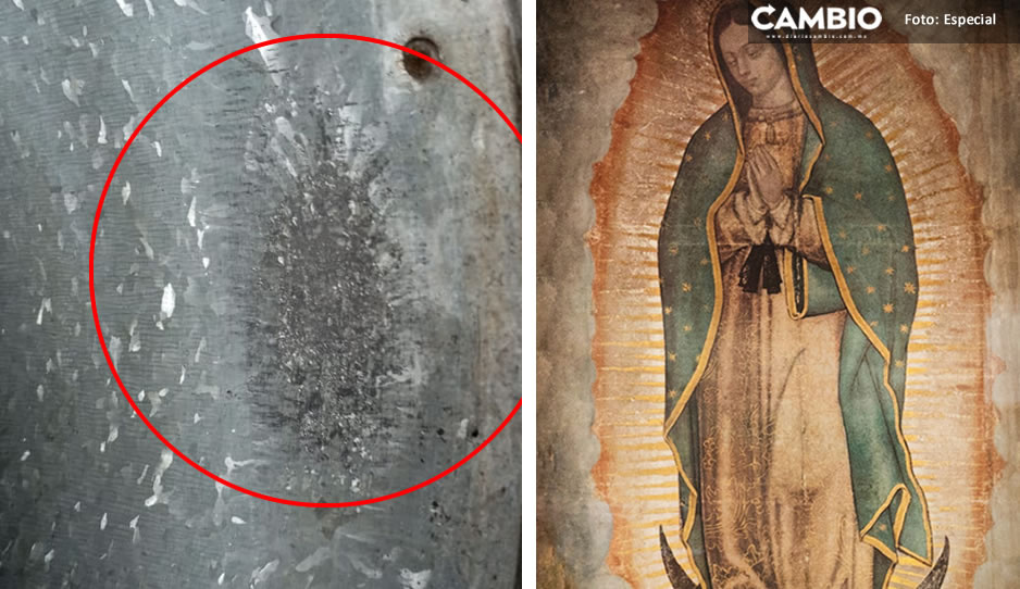 ¿Milagro? Aparece supuesta silueta de la Virgen de Guadalupe en una vaporera en Quecholac