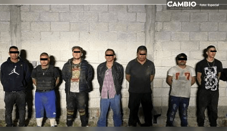 FOTOS: Este fue el armamento asegurado a célula delictiva detenida en Cuautlancingo
