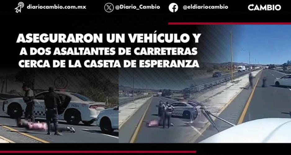 Guardia Nacional fake a cargo del robo al transporte en la autopista Puebla-Veracruz: detienen a dos
