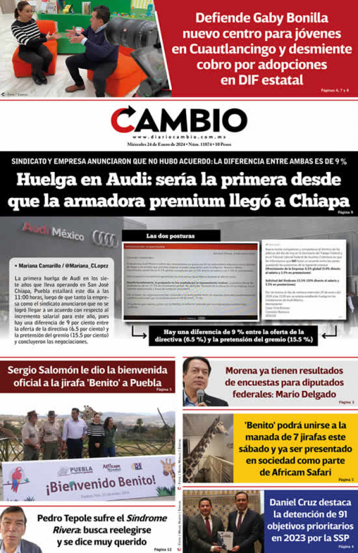Huelga en Audi: sería la primera desde que la armadora premium llegó a Chiapa