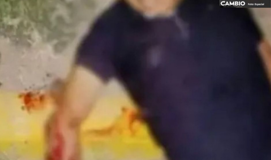 Asesinan de varios balazos a joven en Tlaxcalancingo (FUERTE FOTO)