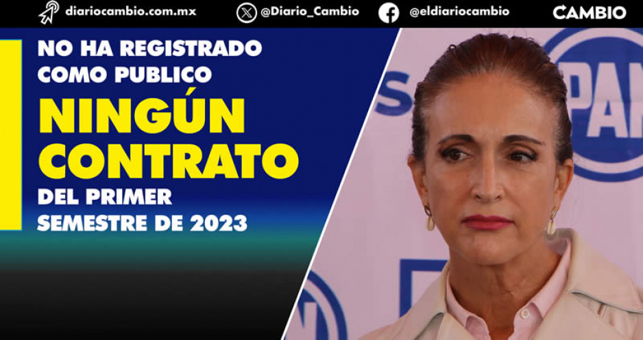 Reina de la opacidad: Augusta tambi&eacute;n oculta todos los contratos del PAN en 2023