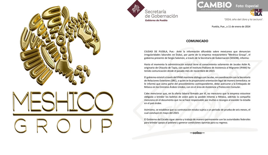 Empresa fake ofrece empleo a poblano y lo deja varado en Dubái