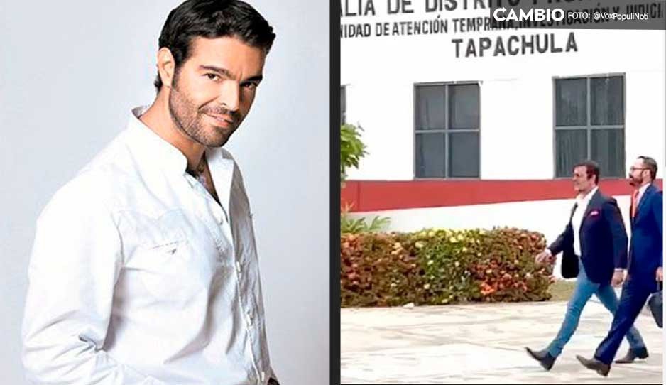 Pablo Montero es captado en la Fiscalía por denuncia de abuso sexual en su contra