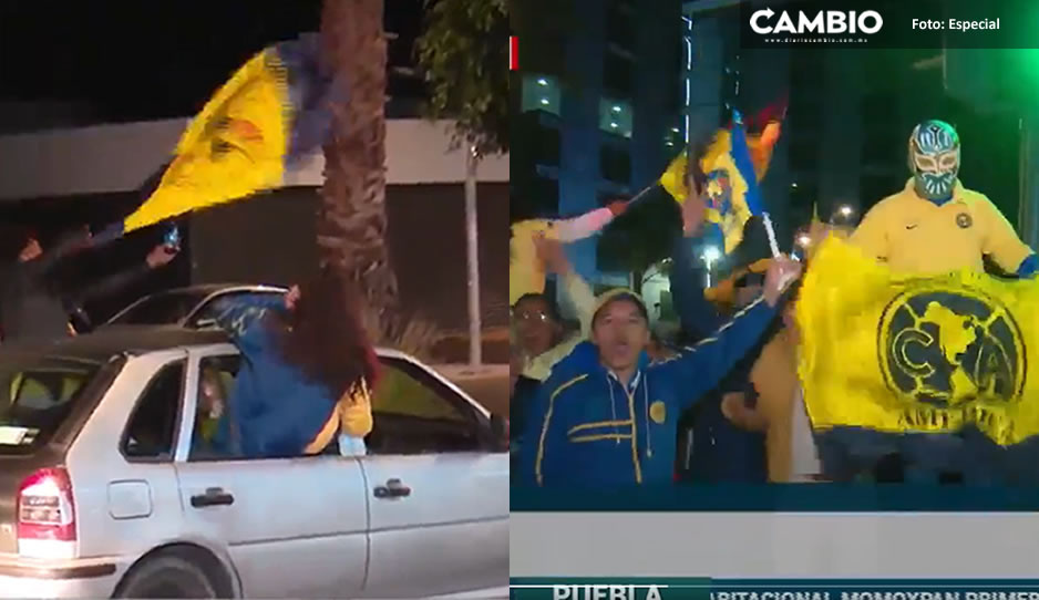 ¡Entre porras y cantos! Así es como americanistas celebraron campeonato en Avenida Juárez (VIDEO)