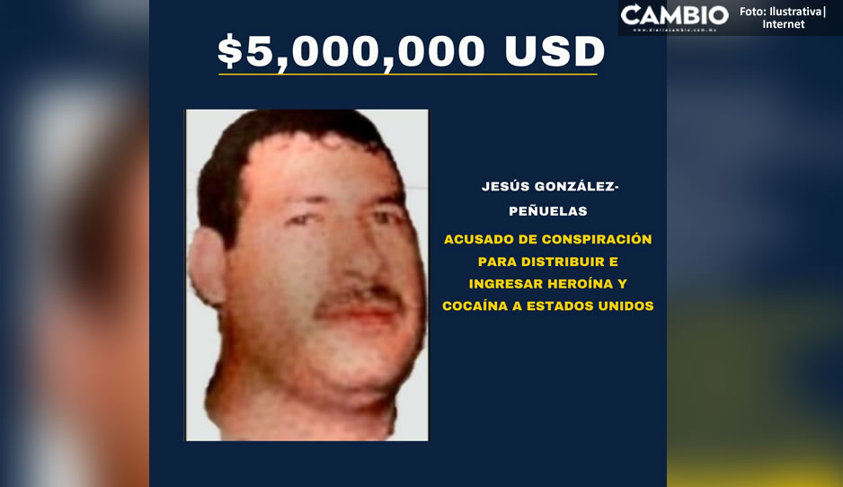 ¿Quién es &#039;Chuy González&#039;? Ofrecen 5 millones de dólares por este narco mexicano