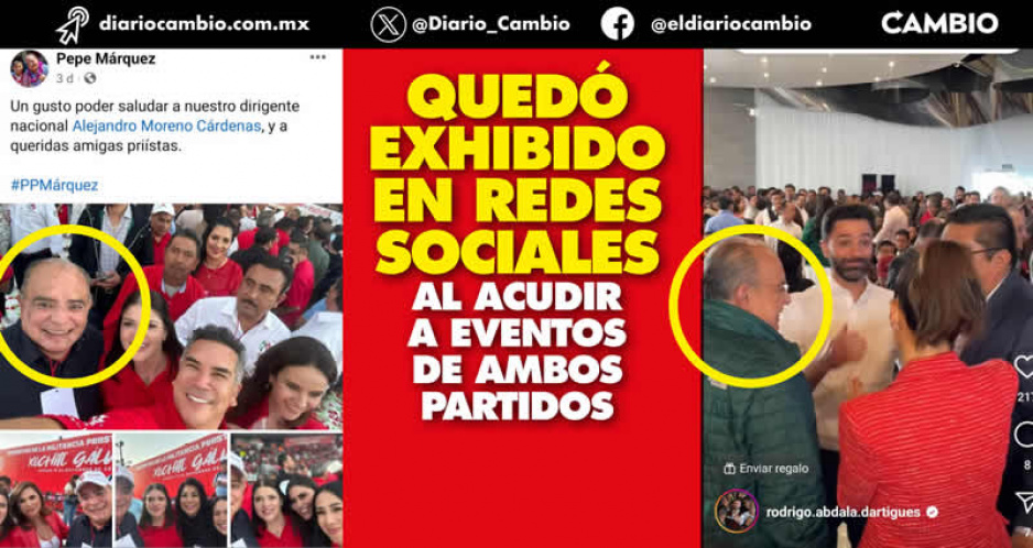 Pepe M&aacute;rquez, caballo de Troya: moreno de d&iacute;a, priista de noche