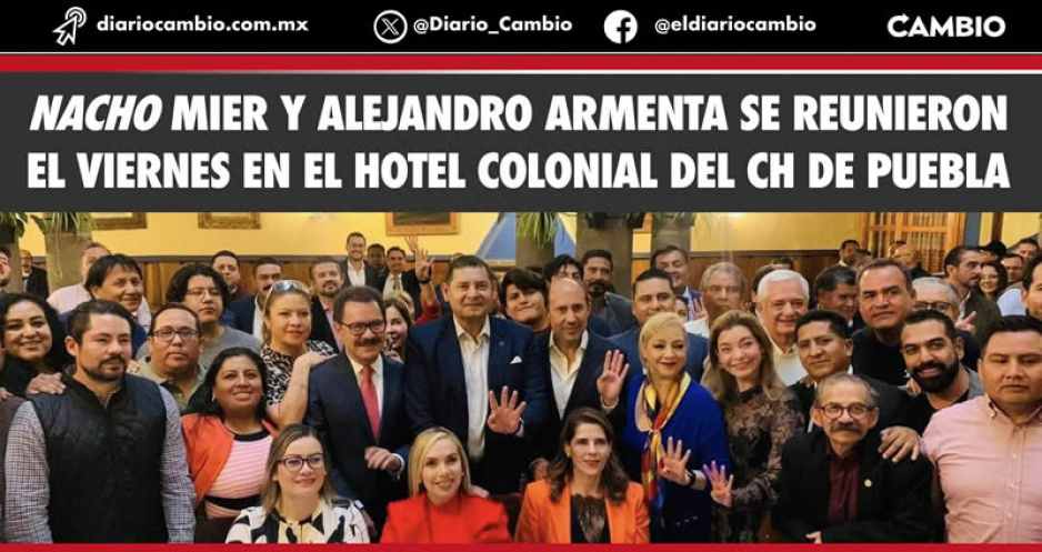Nacho Mier y Armenta refuerzan unidad para lograr meta de 2 millones de votos para Sheinbaum en Puebla