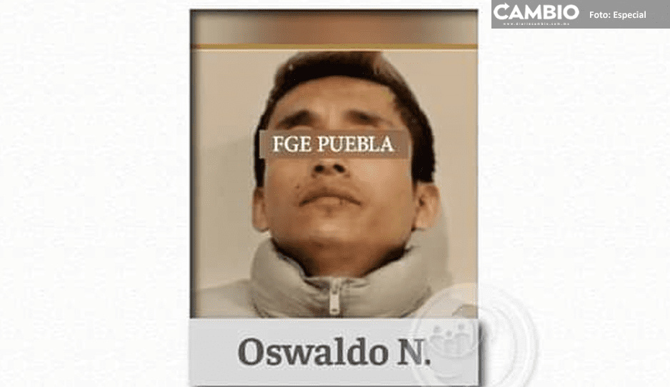 Oswaldo atacó a su pareja con un machete por celos en Tehuacán