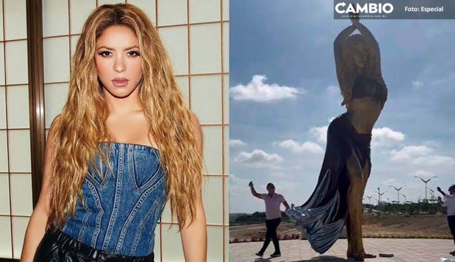 ¡Gran homenaje! Desvelan imponente estatua de Shakira en Barranquilla
