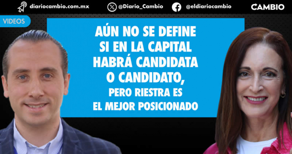 Destapa PAN a Mario Riestra para la alcaldía de Puebla: es el mejor posicionado