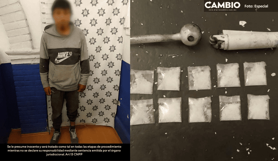 Cae Sergio N. con envoltorios de cristal en Juan C. Bonilla