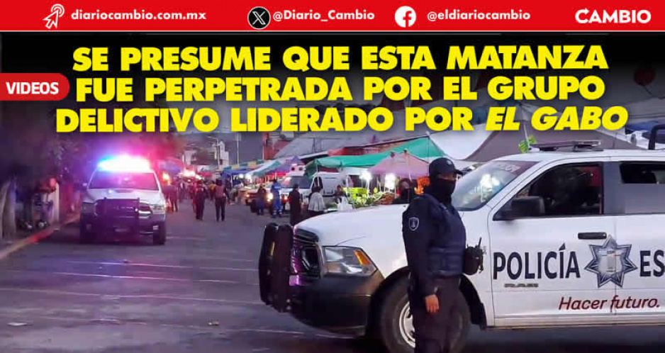 Disputa por el control del Mercado Morelos desató la masacre en contra de cuatro hombres: FGE (VIDEO)