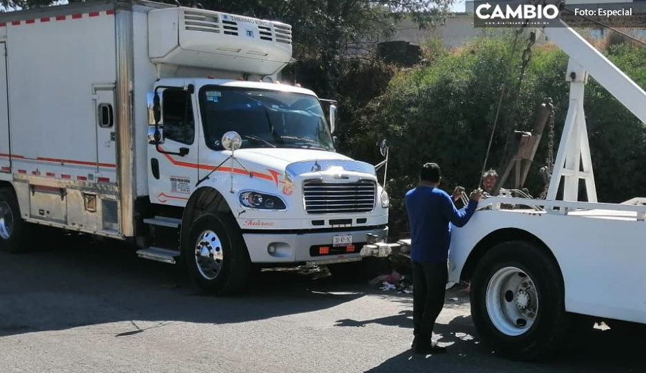 Recuperan camión robado durante operativo en San Aparicio