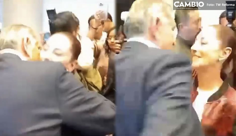 Sheinbaum y Adán Augusto se dan el abrazo de la unidad morenista (VIDEO)