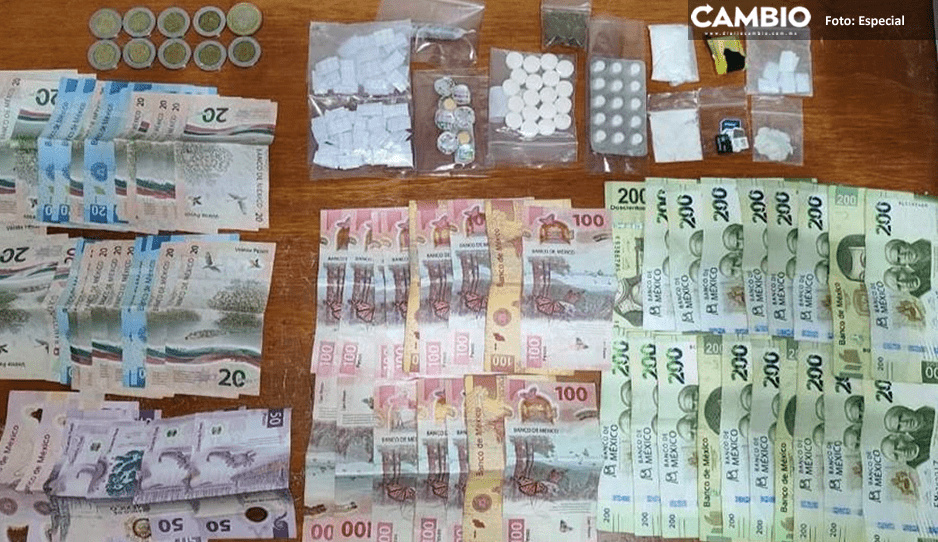 Decomisan drogas, dinero en efectivo y aparatos electrónicos durante operativo en Cereso de Huejotzingo
