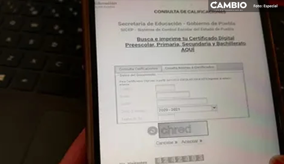 ¡Ojo papás! Así puedes descargar los certificados de estudios de tus bendis en Puebla