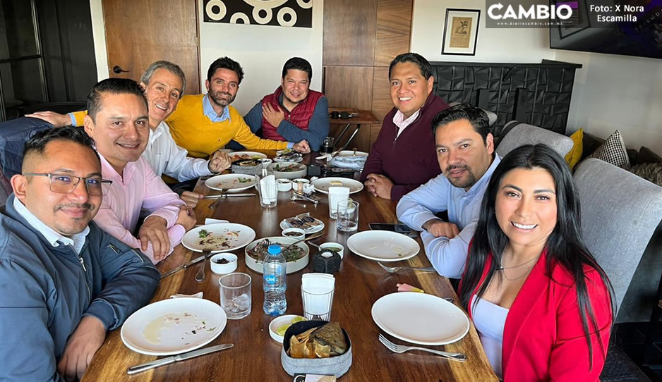 Se reúnen aspirantes de Morena a la alcaldía: “el camino para recuperar Puebla es la unidad”