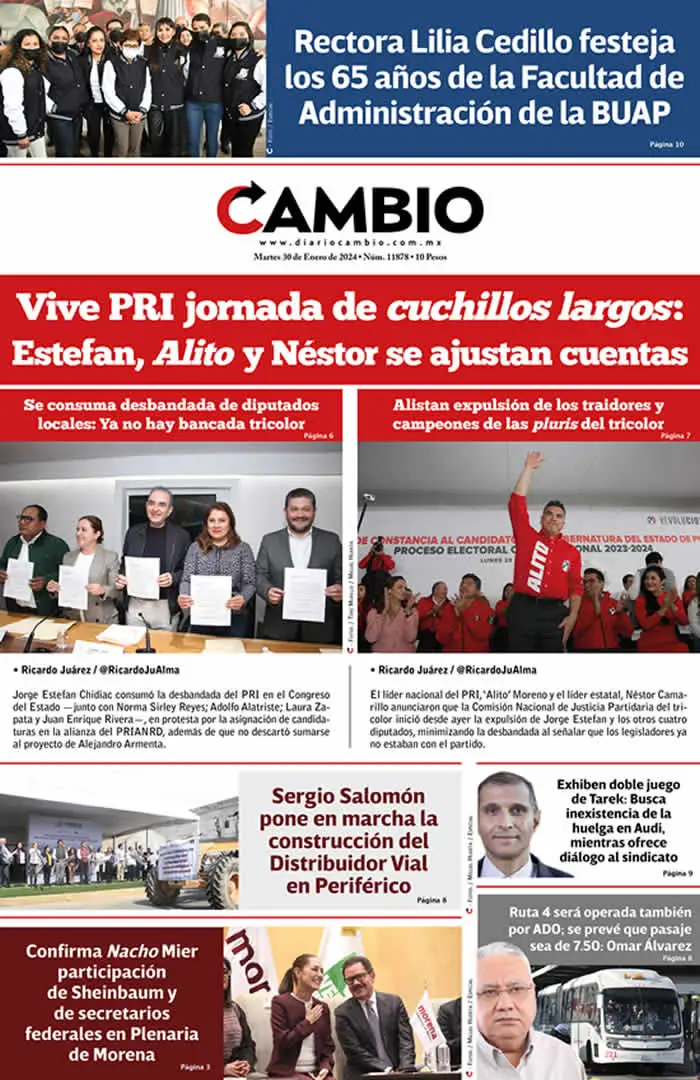 Diario Cambio - Edición 30 Enero 2024