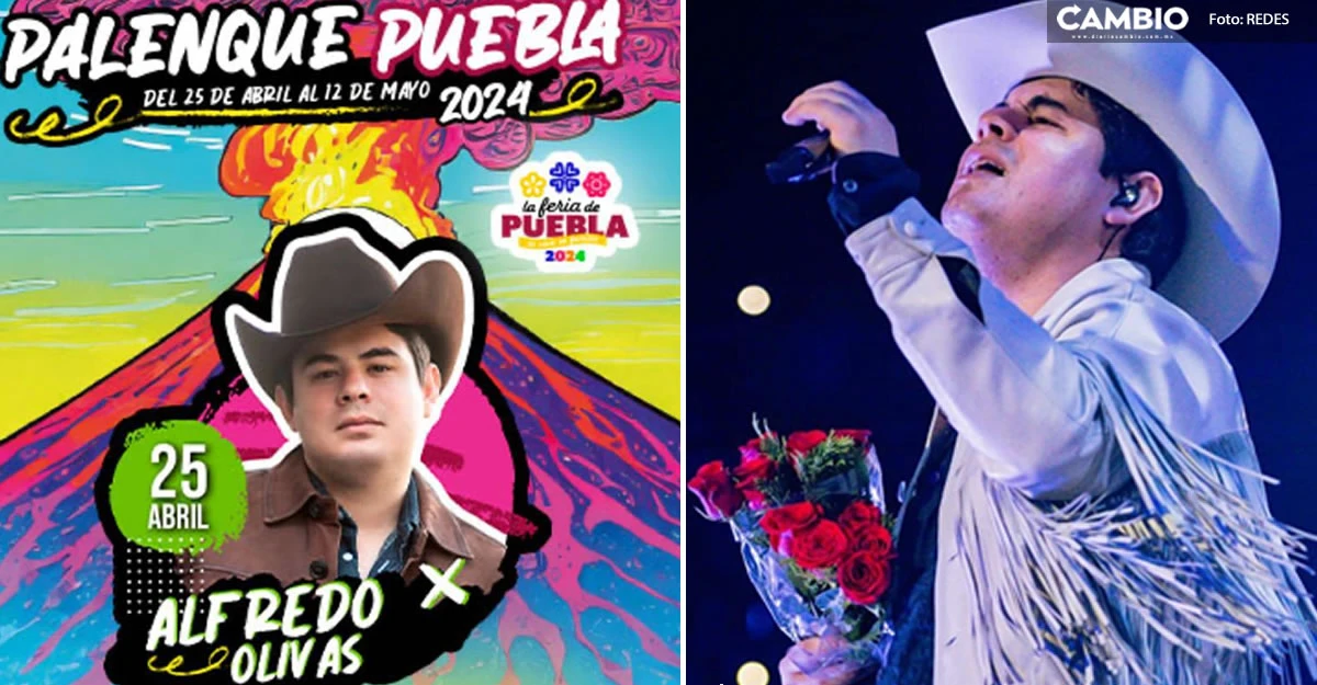 ¡Ya no hay boletos! Alfredo Olivas hace sold out para el Palenque de la Feria de Puebla