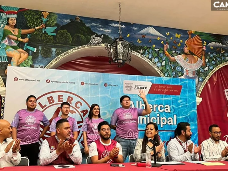 Ariadna Ayala anuncia apertura de alberca municipal en Atlixco