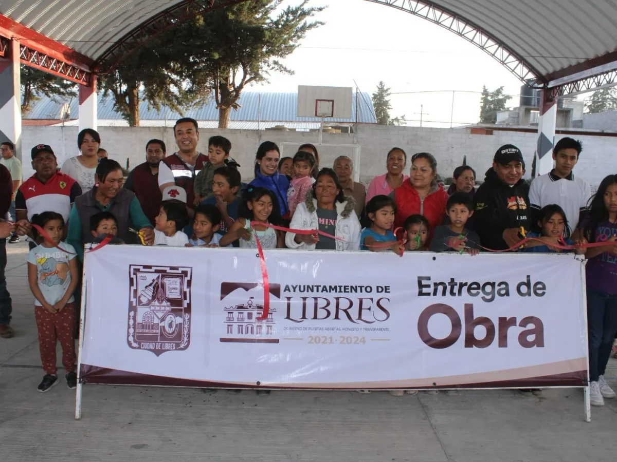 Fortalece Gobierno de Libres infraestructura deportiva en El Progreso