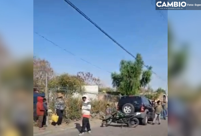 ¡Ya los tenía hartos! Vecinos intentan linchar a presunto delincuente en Atlixco