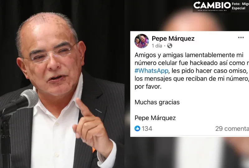 ¡Otra vez! Hackean WhatsApp del edil de Zacatlán, Pepe Márquez