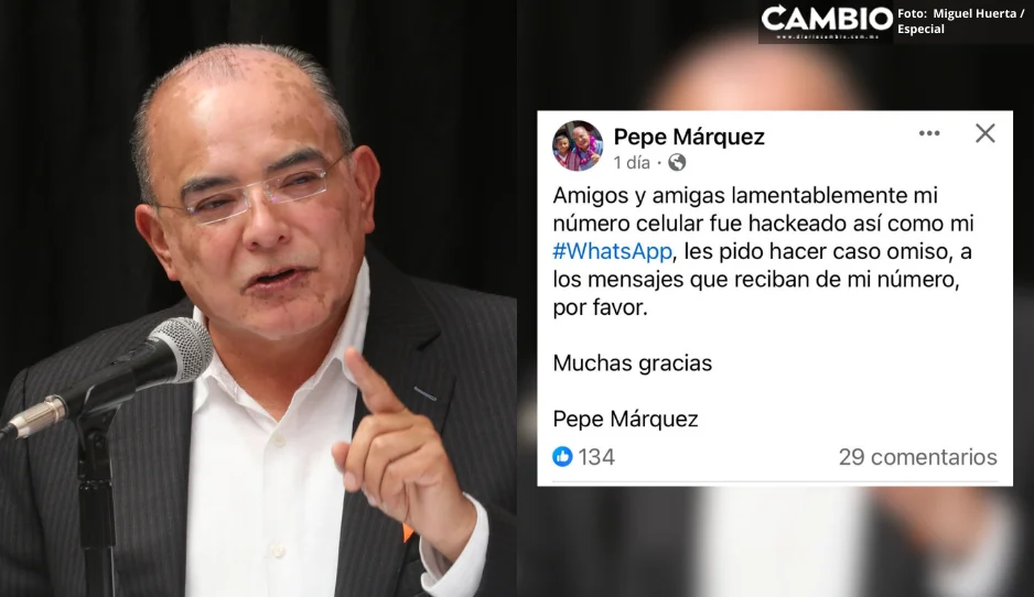 ¡Otra vez! Hackean WhatsApp del edil de Zacatlán, Pepe Márquez