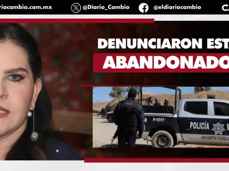 Exhiben a Norma Layón: policía de Texmelucan compra su propio uniforme y repara sus patrullas