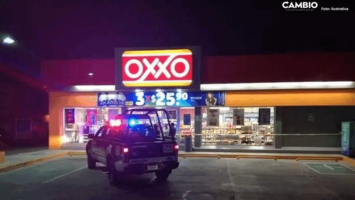 Encañonan a empleados durante violento asalto a Oxxo en Acatzingo