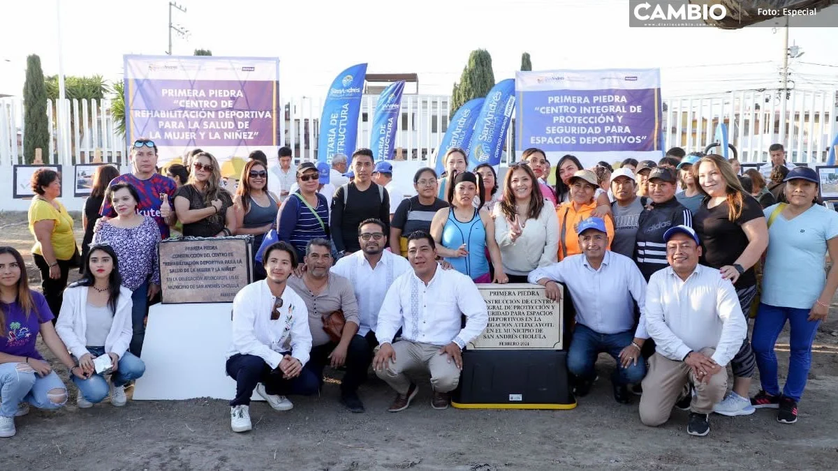 Colocan la primera piedra de la tercera subcomisaria en San Andrés Cholula