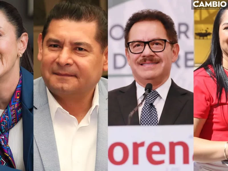 Destaca Sheinbaum a Armenta, Nacho Mier y Liz Sánchez como candidatos de Morena en Puebla