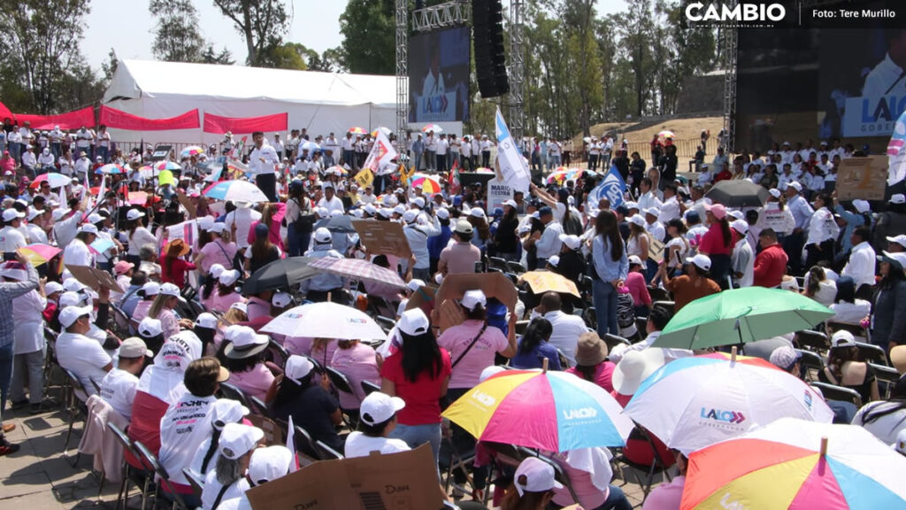 Reúne Lalo Rivera, Mario Riestra y Xóchitl Gálvez más de 10 mil personas en Los Fuertes