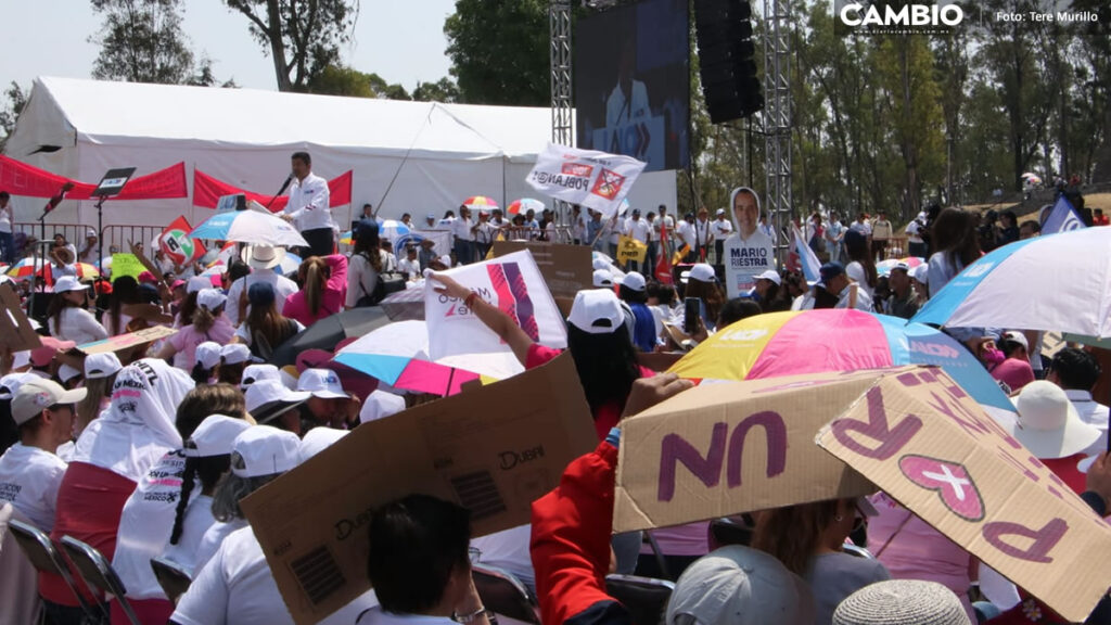 Reúne Lalo Rivera, Mario Riestra y Xóchitl Gálvez más de 10 mil personas en Los Fuertes