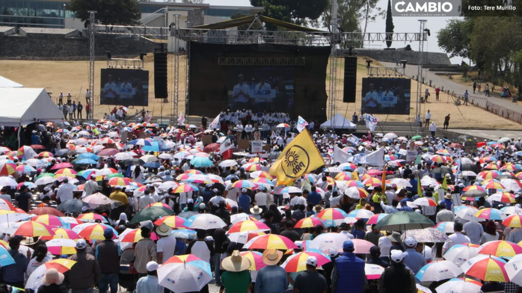 Reúne Lalo Rivera, Mario Riestra y Xóchitl Gálvez más de 10 mil personas en Los Fuertes