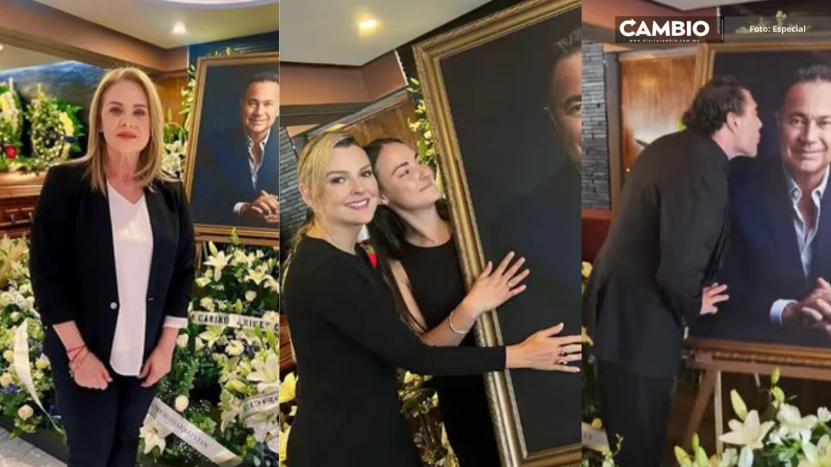 ¿Están de luto? Tunden a actores que aprovecharon funeral de Nicandro Díaz para sacarse foto