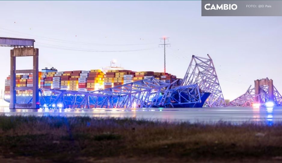 VIDEO: ¡Tragedia! Barco carguero choca contra puente en Baltimore y lo derrumba, autos cayeron al río