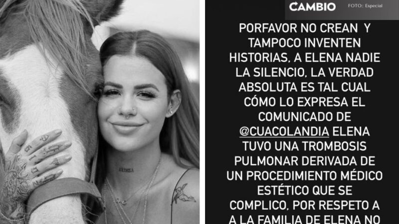 Amigos de Elena Larrea revelan la verdad sobre su muerte