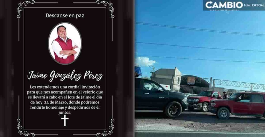 Velarán a Jaime González en el lote de autos los "Maizeros", lugar donde lo asesinaron